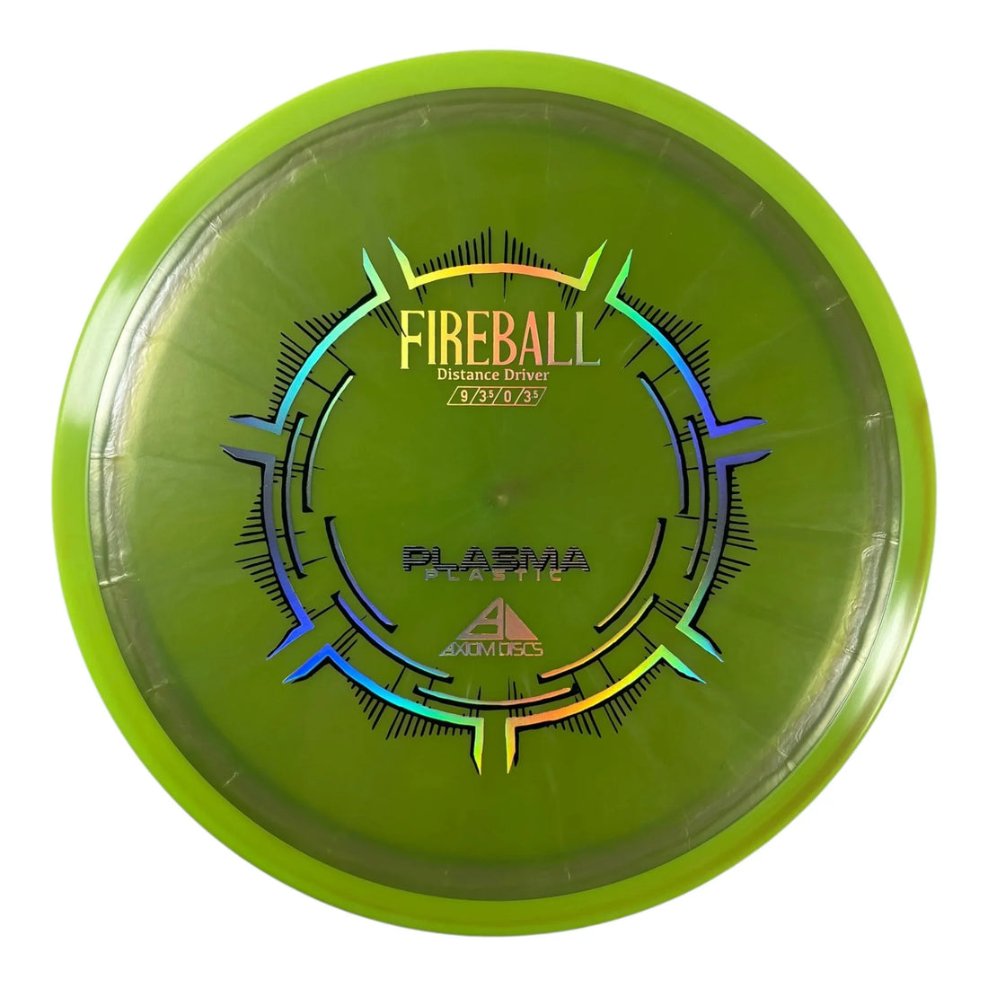 Axiom Discs Fireball | Plasma | Yellow/Yellow 160g Disc Golf