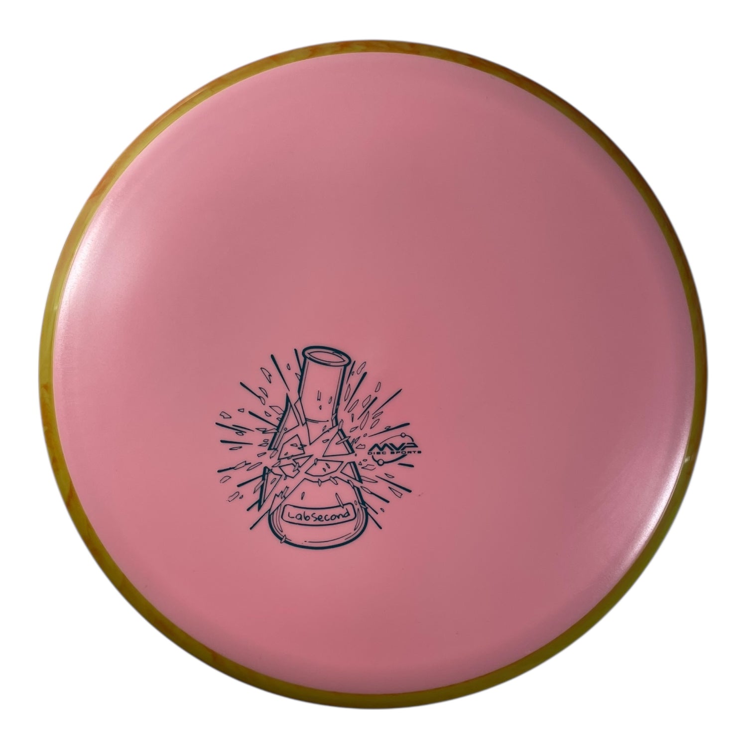 Axiom Discs Hex - Lab Second | Fission | Pink/Yellow 155g Disc Golf