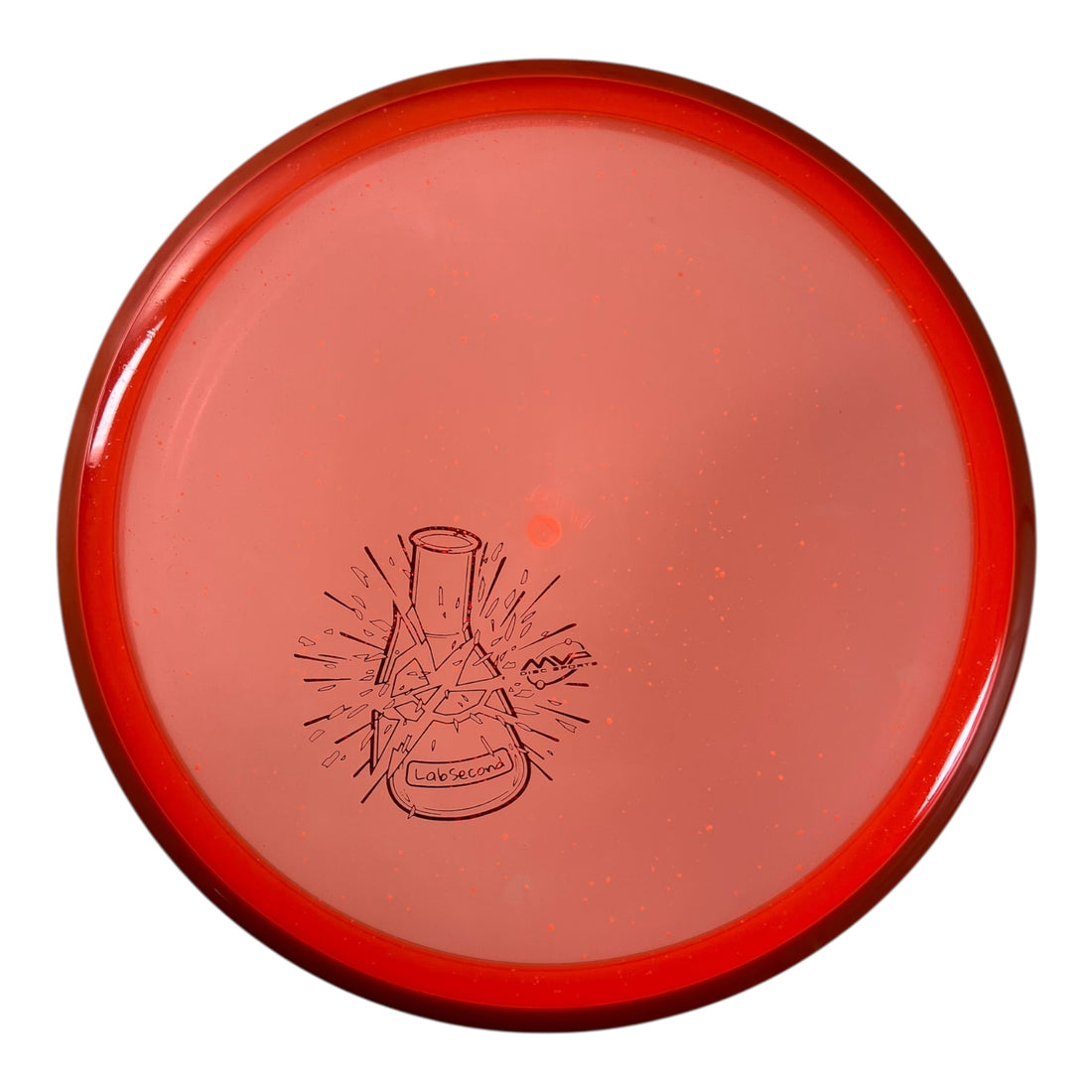 Axiom Discs Hex - Lab Second | Particle Eclipse | Orange/Orange 177g Disc Golf