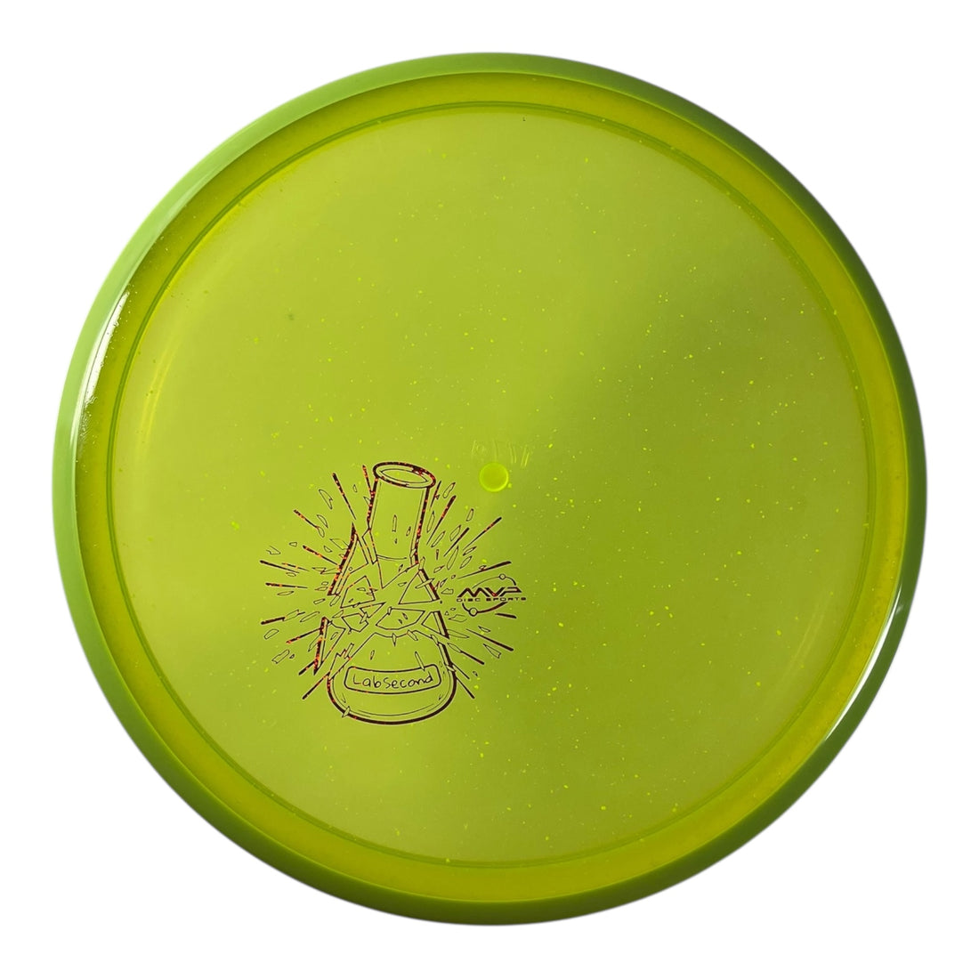 Axiom Discs Hex - Lab Second | Particle Proton | Yellow/Yellow 177g Disc Golf