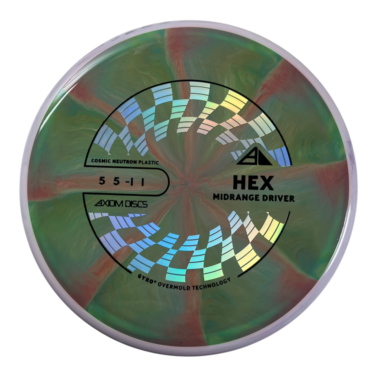 Axiom Discs Hex Midrange Driver in Cosmic Neutron Teal/Grey Project Lab Coat