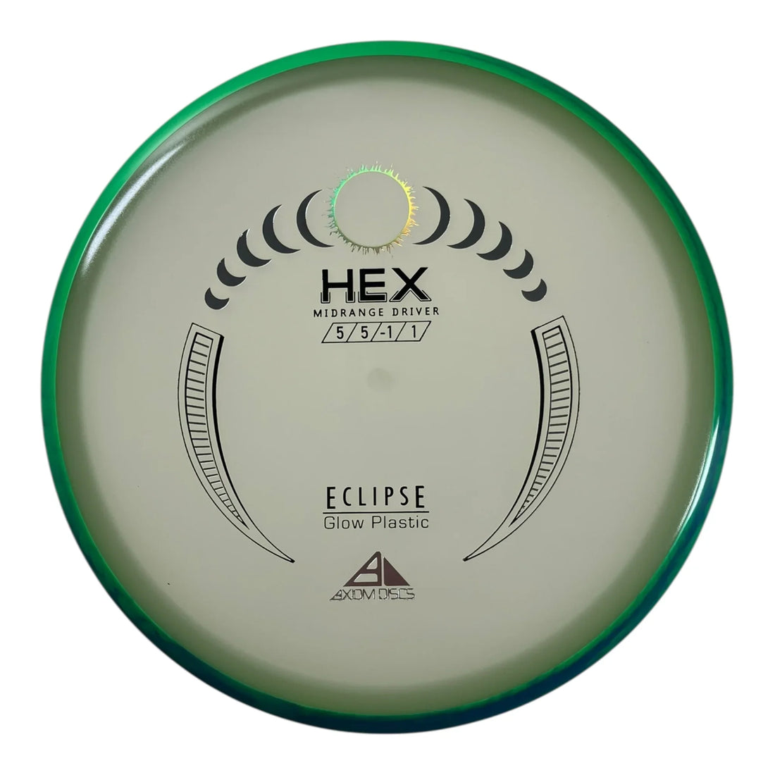 Axiom Discs Hex | Eclipse | Glow/Green 177g Disc Golf