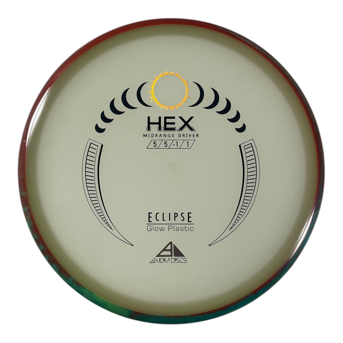 Axiom Discs Hex | Eclipse | Glow/Orange 176g Disc Golf