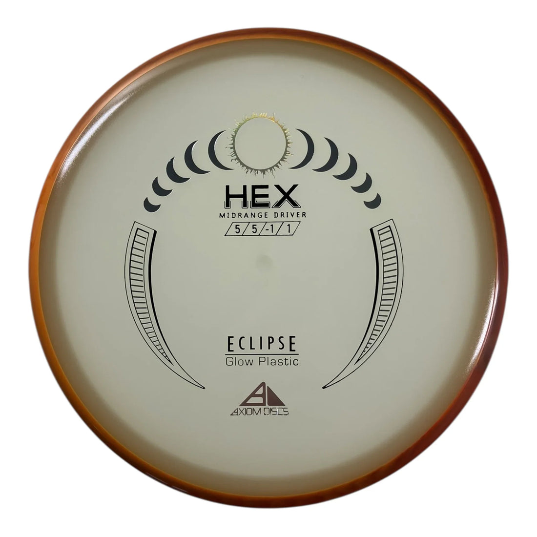 Axiom Discs Hex | Eclipse | Glow/Orange/Red 177g Disc Golf