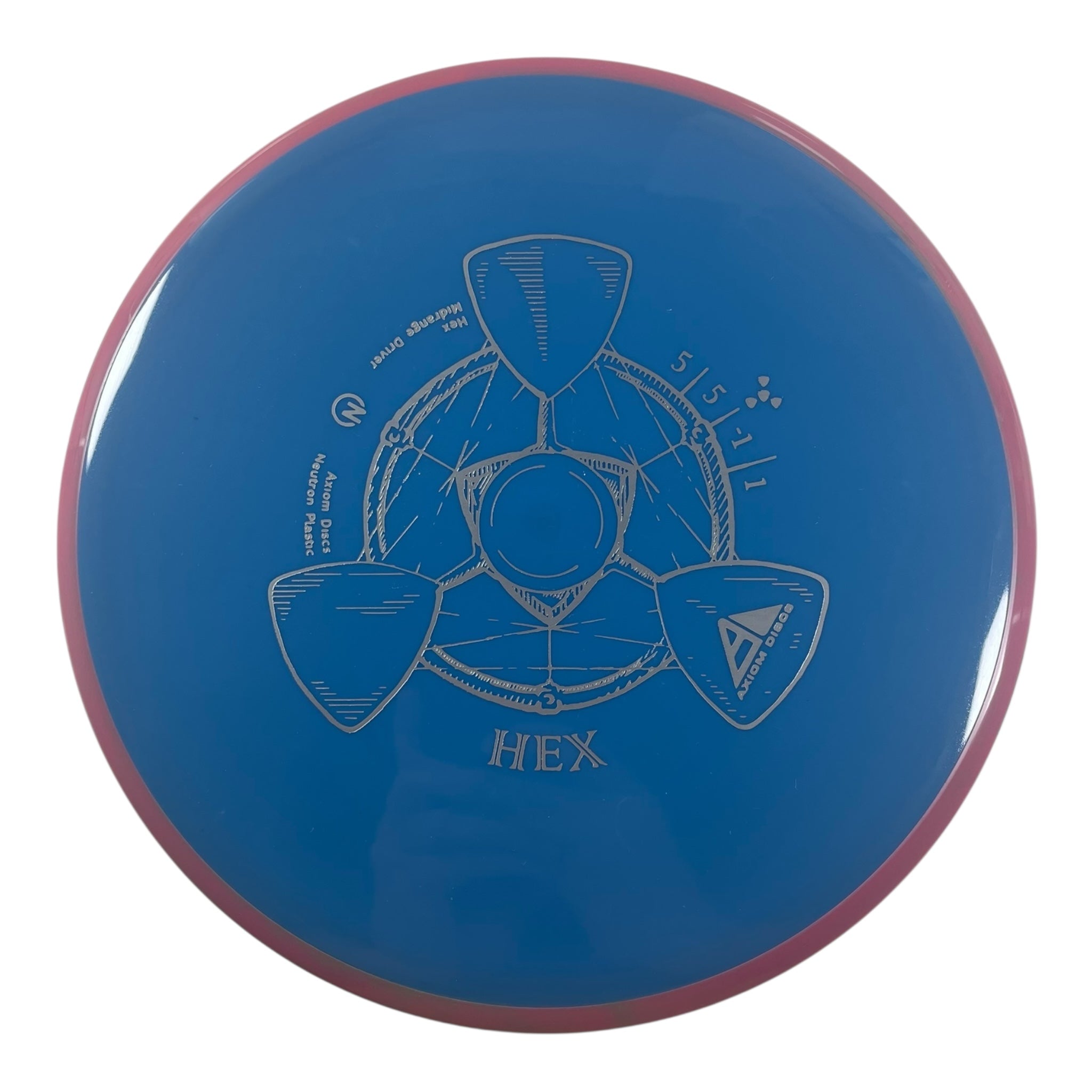 Axiom Discs Hex | Neutron | Blue/Pink 176g Disc Golf