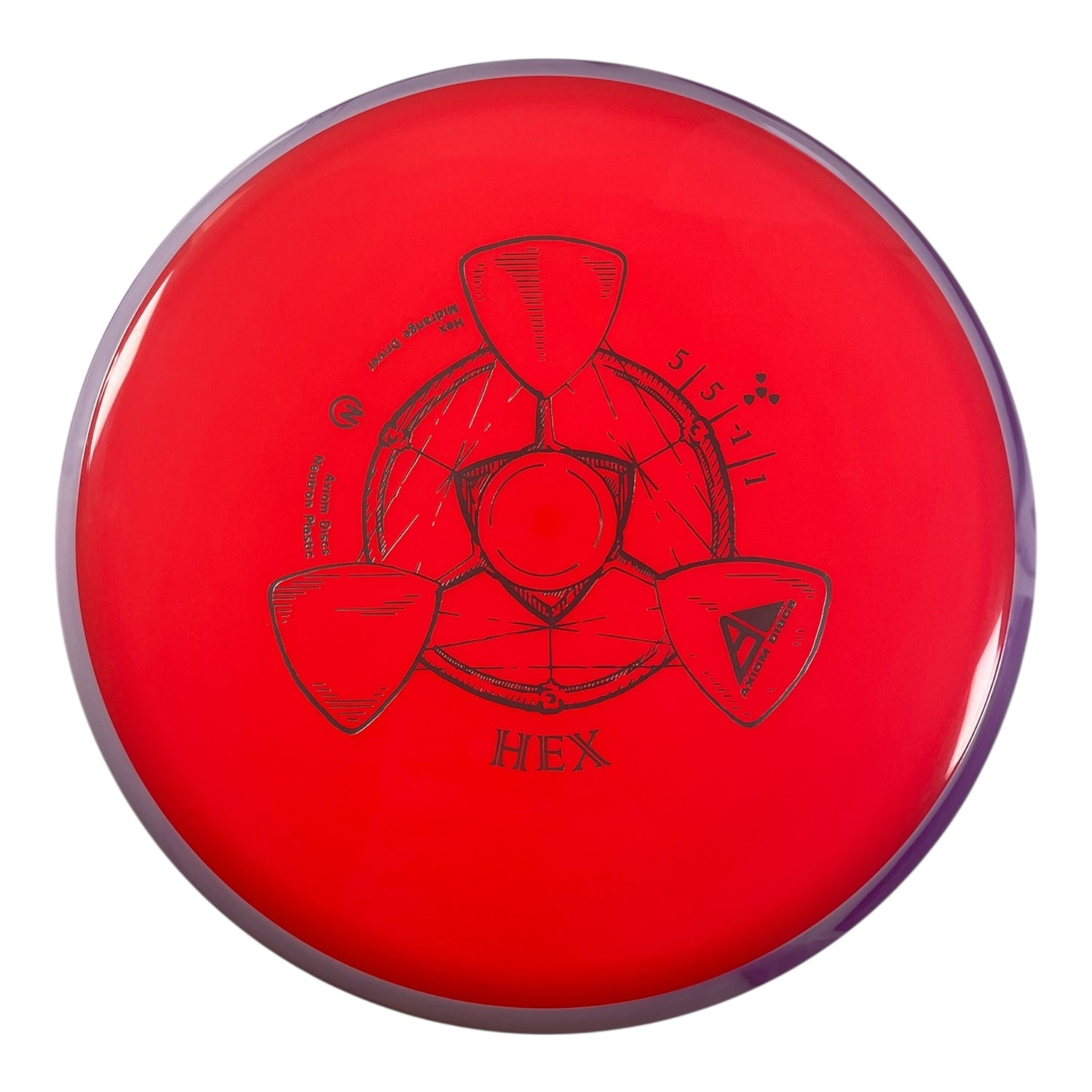 Axiom Discs Hex | Neutron | Pink/Purple 166g Disc Golf