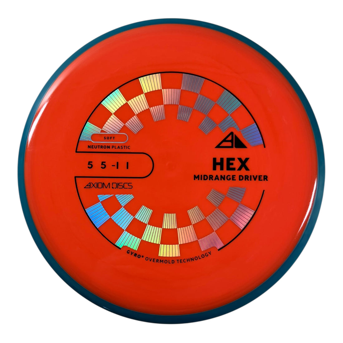 Axiom Discs Hex | Neutron Soft | Orange/Blue 174g (Project Lab Coat) Disc Golf