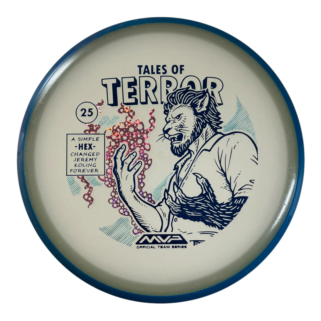 Axiom Discs Hex | Particle Eclipse | Glow/Blue 176-177g (Jeremy Koling Halloween 2025) Disc Golf