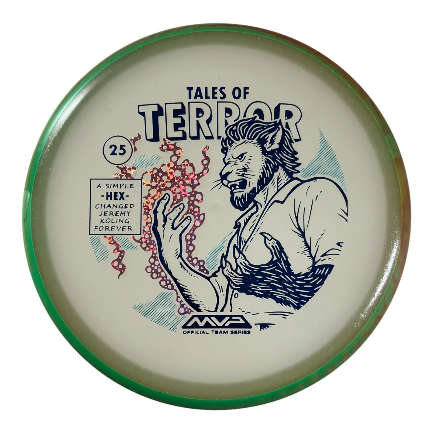 Axiom Discs Hex | Particle Eclipse | Glow/Green 176-177g (Jeremy Koling Halloween 2025) Disc Golf