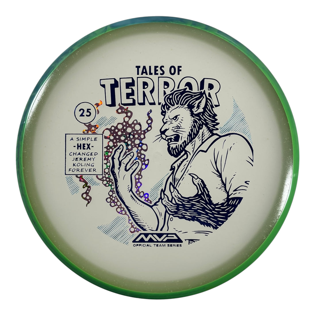 Axiom Discs Hex | Particle Eclipse | Glow/Pink/Green 176g (Jeremy Koling Halloween 2025) Disc Golf