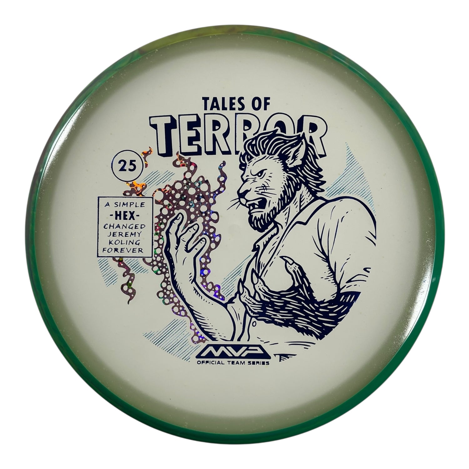 Axiom Discs Hex | Particle Eclipse | Glow/Pink/Green 177g (Jeremy Koling Halloween 2025) Disc Golf