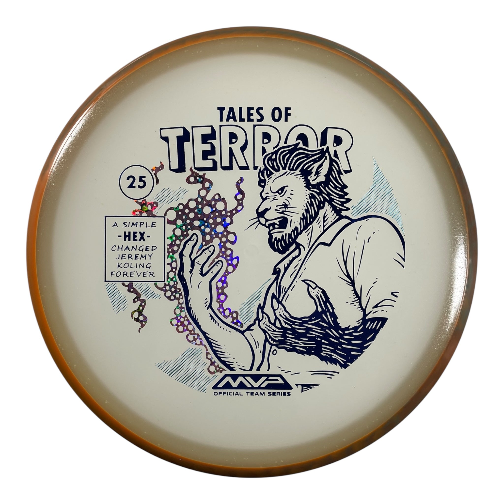 Axiom Discs Hex | Particle Eclipse | Glow/Pink/Orange 174g (Jeremy Koling Halloween 2025) Disc Golf