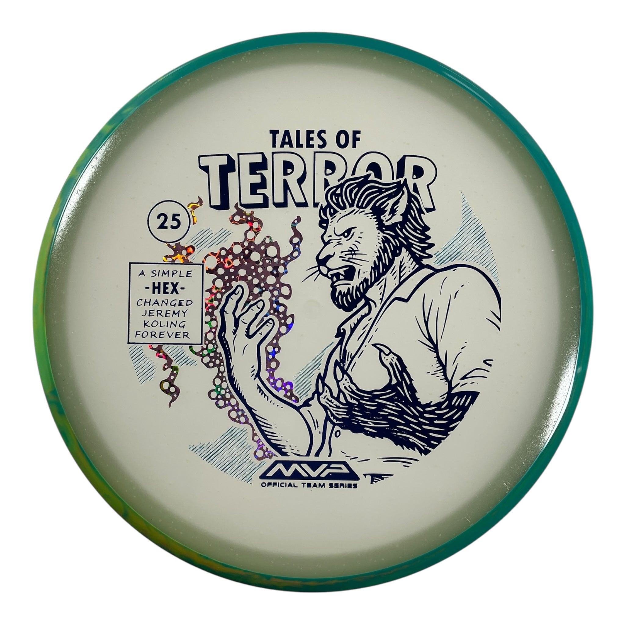 Axiom Discs Hex | Particle Eclipse | Glow/Pink/Teal 176g (Jeremy Koling Halloween 2025) Disc Golf