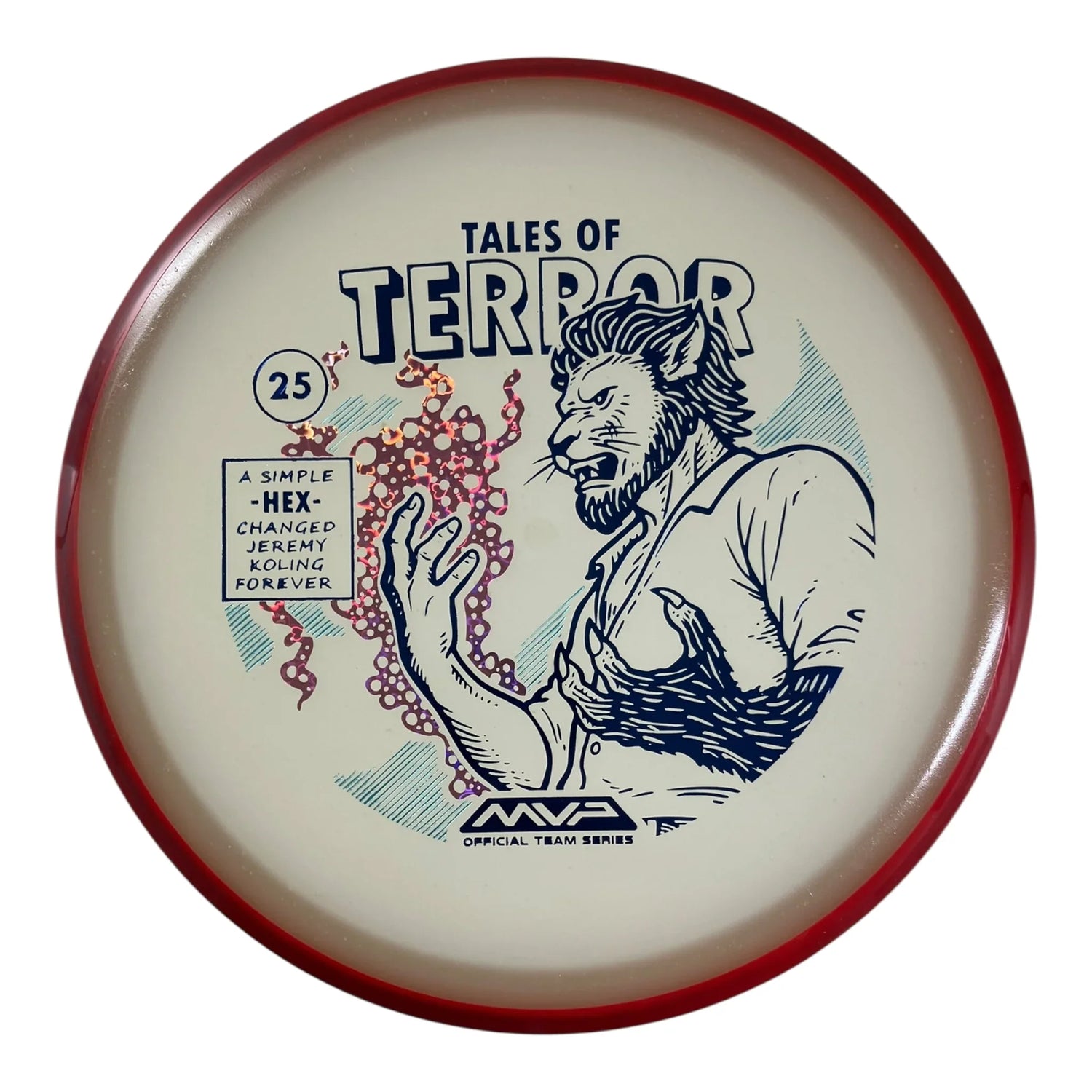 Axiom Discs Hex | Particle Eclipse | Glow/Red 177g (Jeremy Koling Halloween 2025) Disc Golf