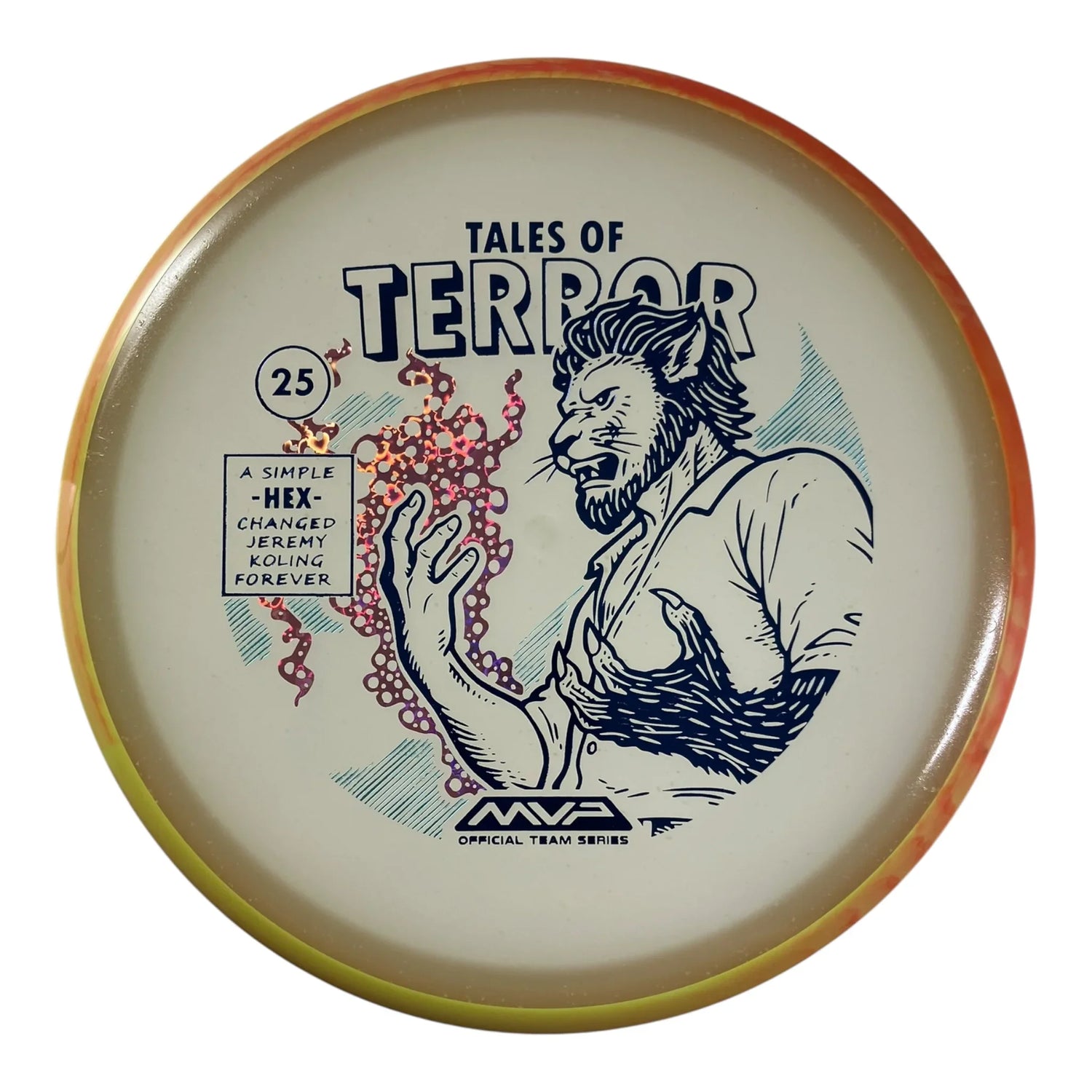 Axiom Discs Hex | Particle Eclipse | Glow/Yellow 177g (Jeremy Koling Halloween 2025) Disc Golf