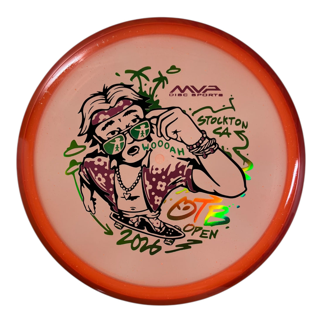 Axiom Discs Hex | Particle Glow Proton Soft | Orange/Orange 172g (OTB Open 2026) Disc Golf