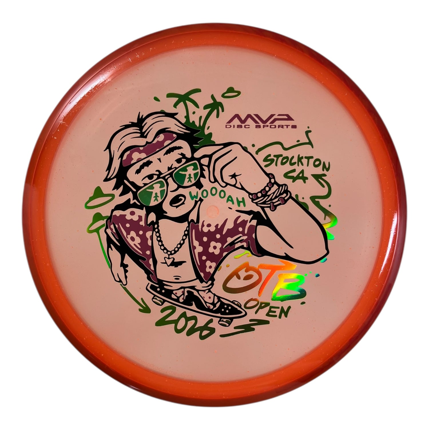 Axiom Discs Hex | Particle Glow Proton Soft | Orange/Orange 172g (OTB Open 2026) Disc Golf
