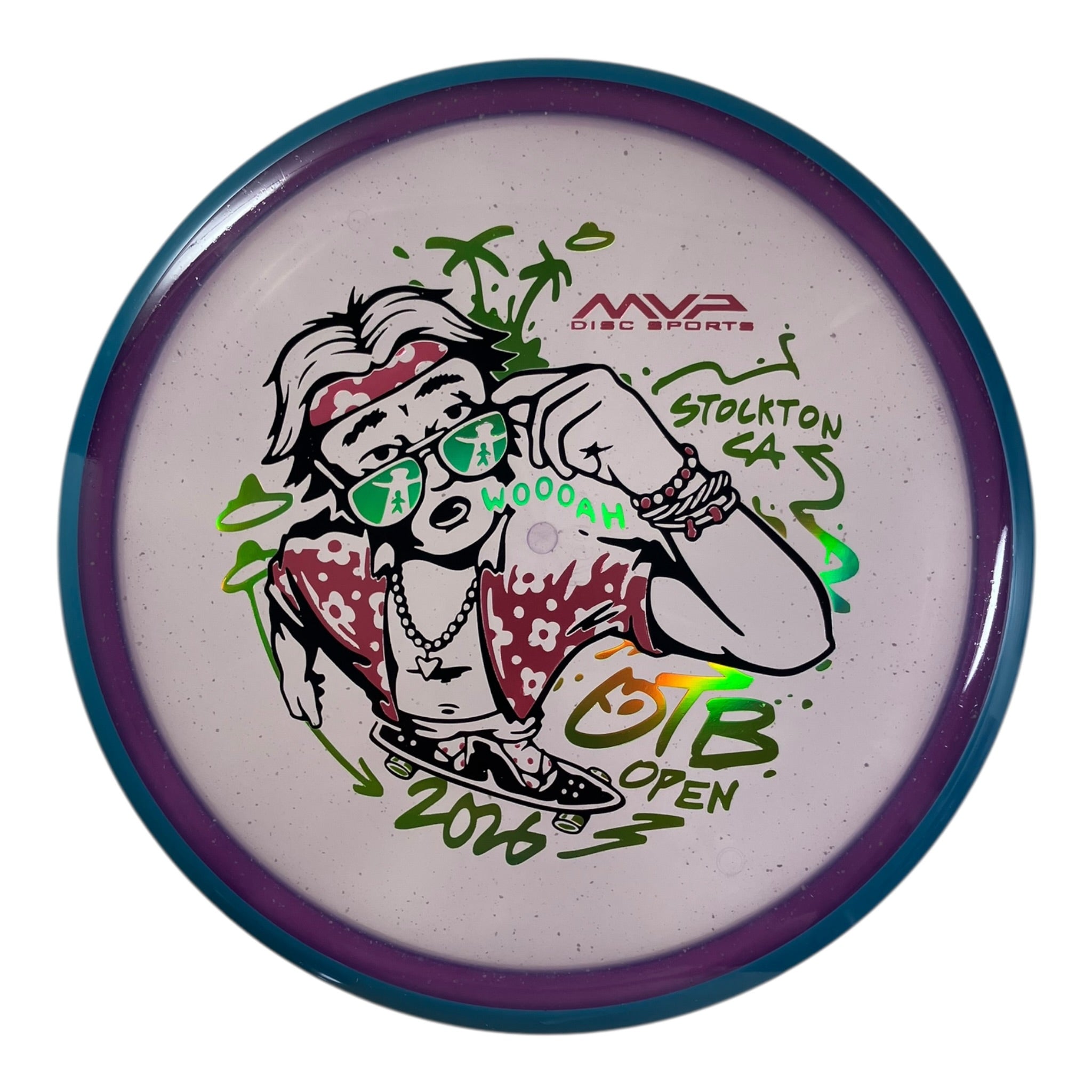 Axiom Discs Hex | Particle Glow Proton Soft | Purple/Blue 176g (OTB Open 2026) Disc Golf