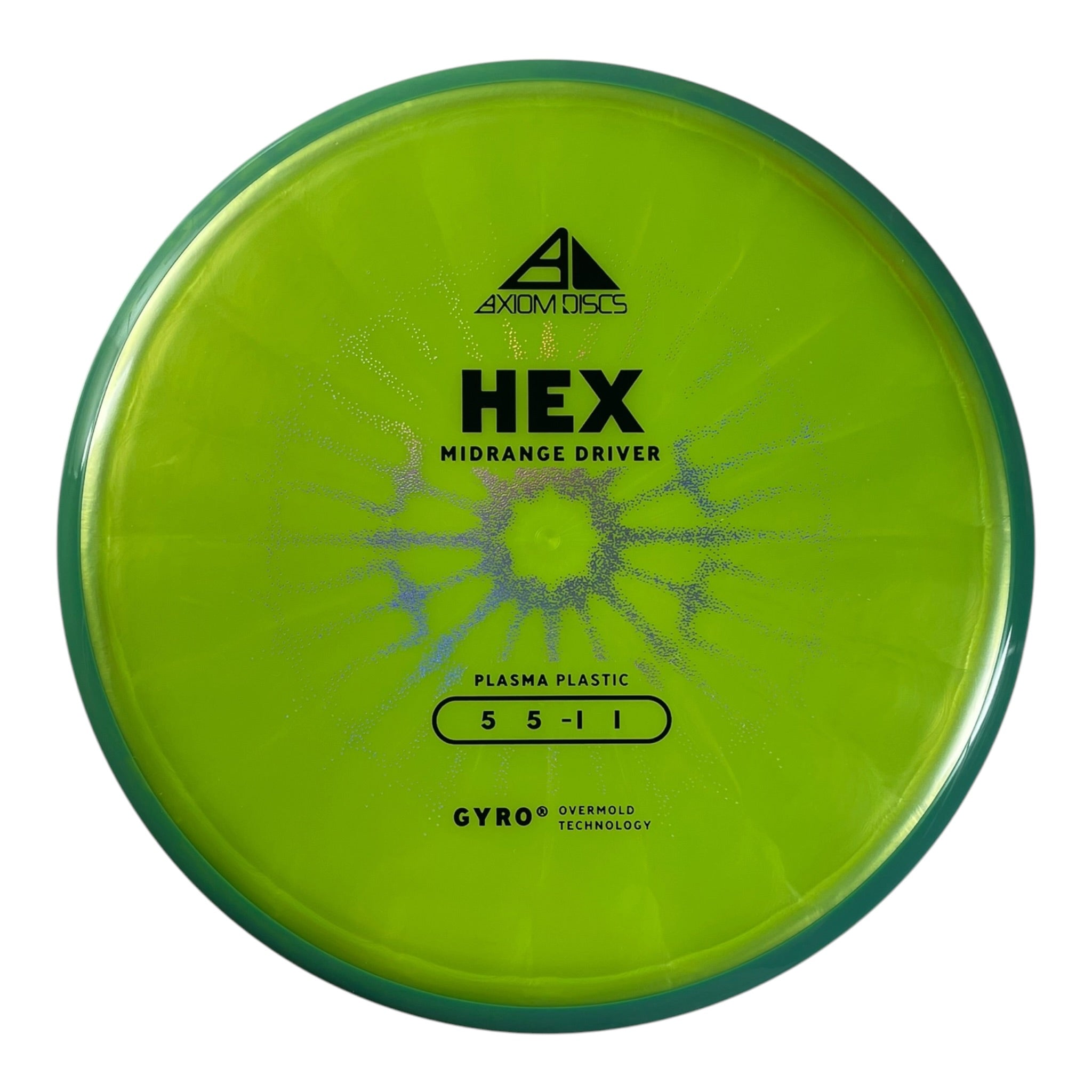 Axiom Discs Hex | Plasma | Green/Teal 175g (Project Lab Coat) Disc Golf