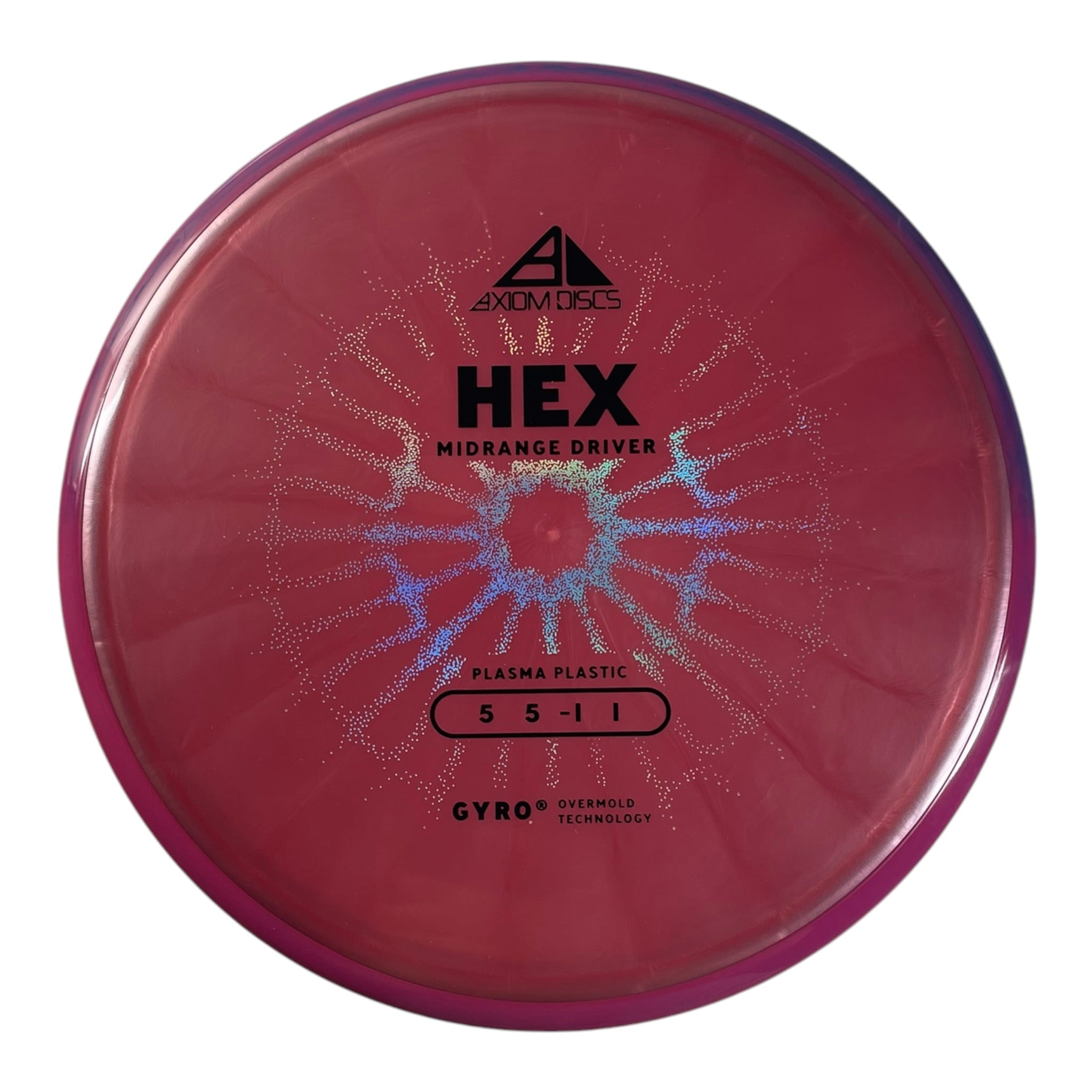 Axiom Discs Hex | Plasma | Pink/Purple 169g (Project Lab Coat) Disc Golf