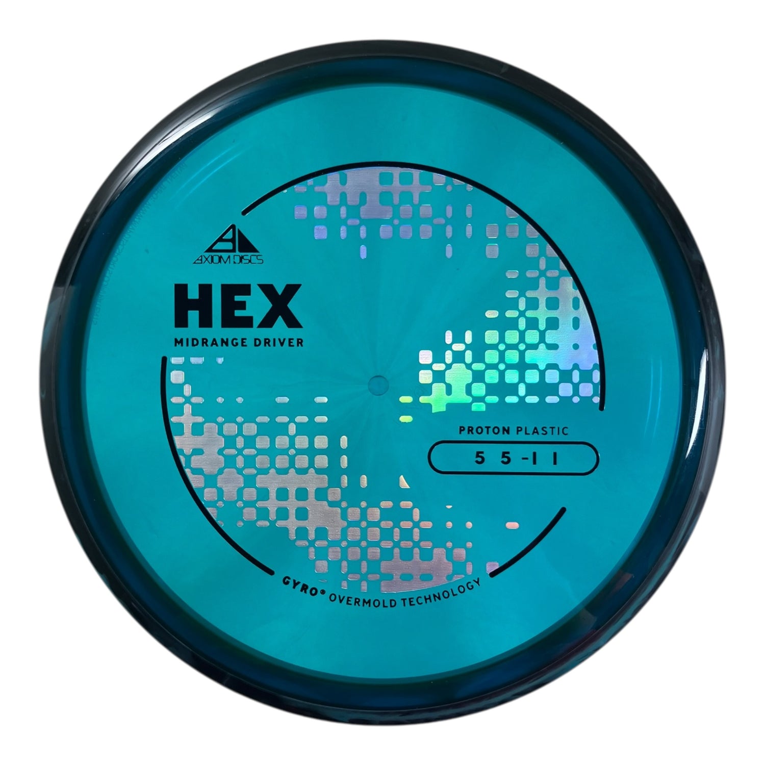 Axiom Discs Hex | Proton | Blue/Black 174g (Project Lab Coat) Disc Golf