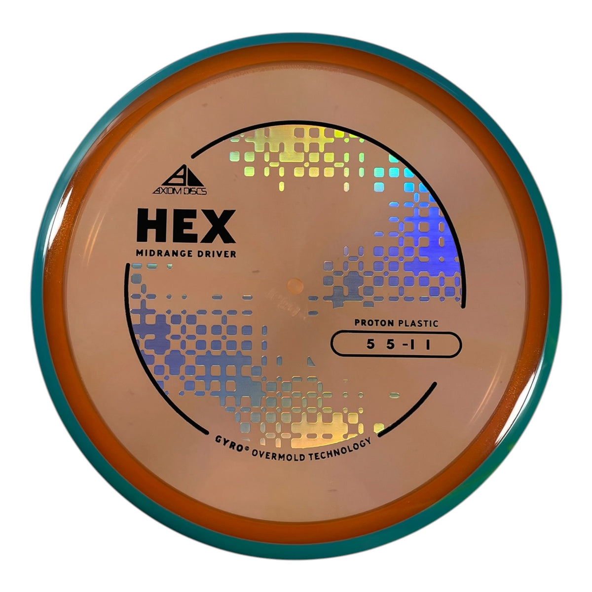 Axiom Discs Hex | Proton | Orange/Blue 168g (Project Lab Coat) Disc Golf