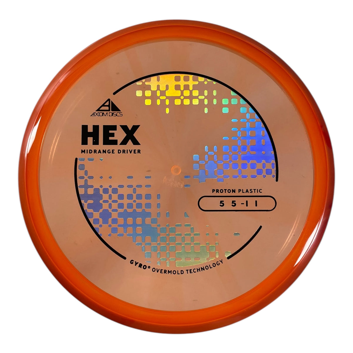 Axiom Discs Hex | Proton | Orange/Orange 169g (Project Lab Coat) Disc Golf