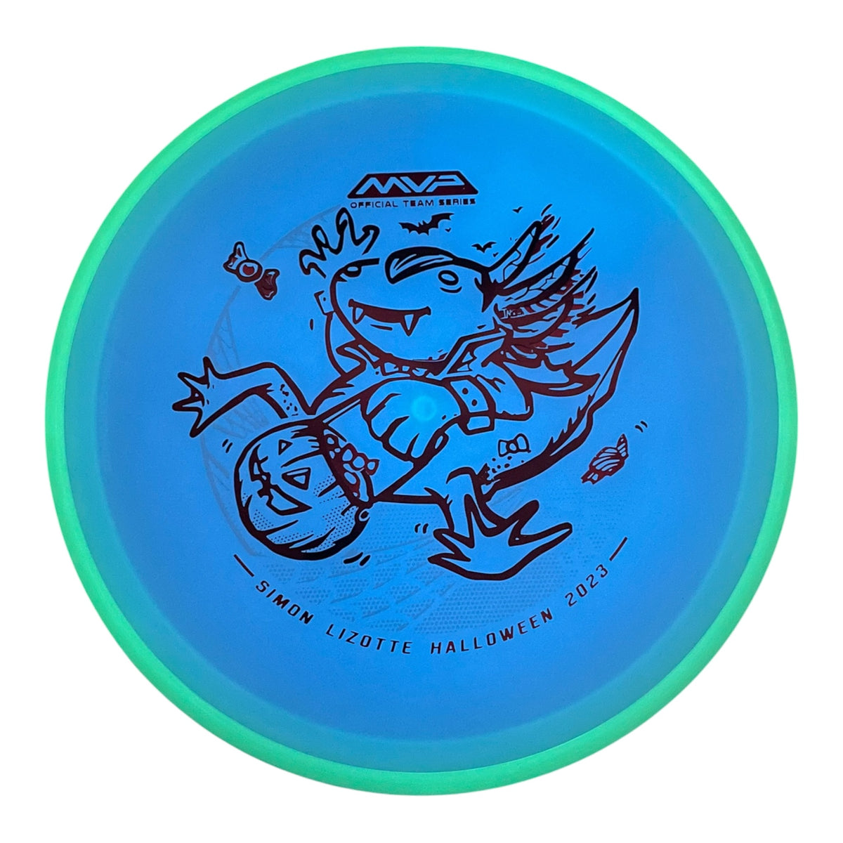 Axiom Discs Hex | Total Eclipse | Blue/Green Rim 175g (Simon Lizotte) Disc Golf