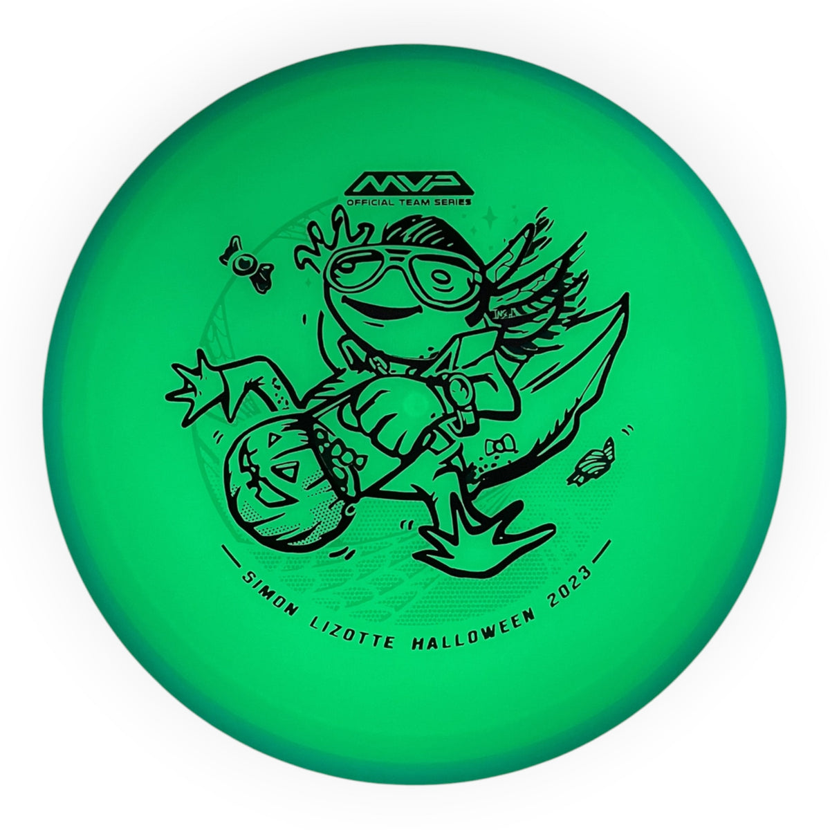 Axiom Discs Hex | Total Eclipse | Green/Teal Rim 174g (Simon Lizotte) Disc Golf
