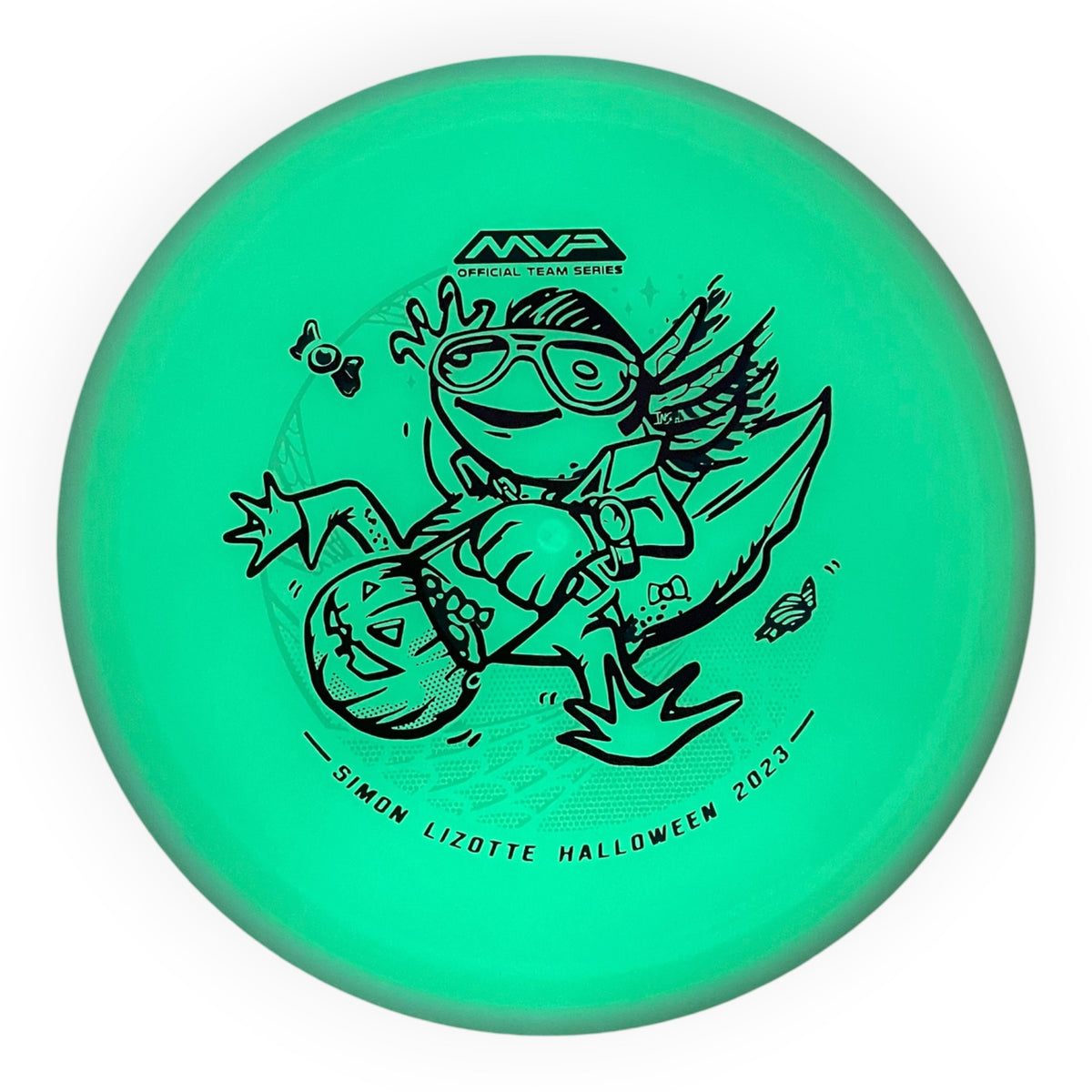 Axiom Discs Hex | Total Eclipse | Green/White Rim 176g (Simon Lizotte) Disc Golf
