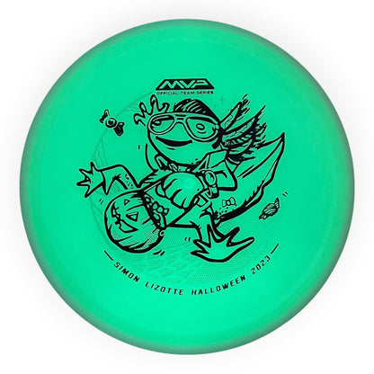 Axiom Discs Hex | Total Eclipse | Green/White Rim 176g (Simon Lizotte) Disc Golf