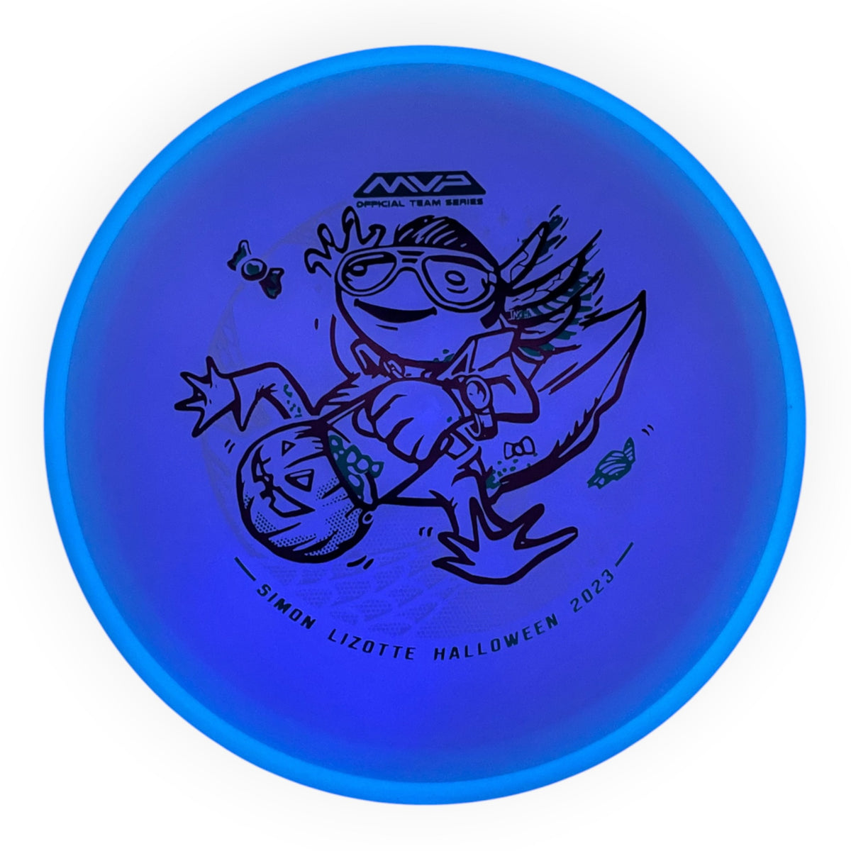 Axiom Discs Hex | Total Eclipse | Purple/Blue Rim 175g (Simon Lizotte) Disc Golf