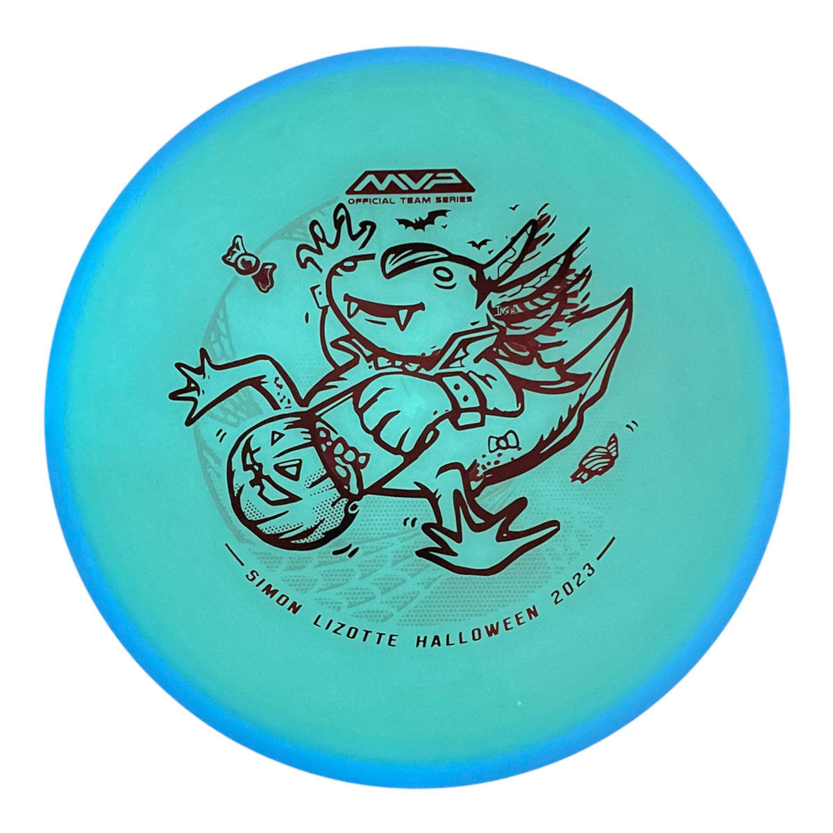 Axiom Discs Hex | Total Eclipse | Teal/Blue Rim 175g (Simon Lizotte) Disc Golf