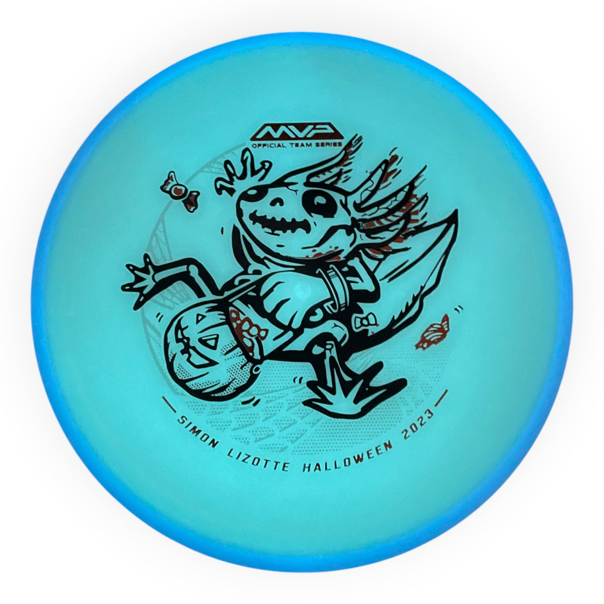 Axiom Discs Hex | Total Eclipse | Teal/Blue Rim 176g (Simon Lizotte) Disc Golf