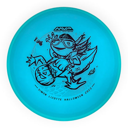 Axiom Discs Hex | Total Eclipse | Teal/Teal Rim 175-176g (Simon Lizotte) Disc Golf