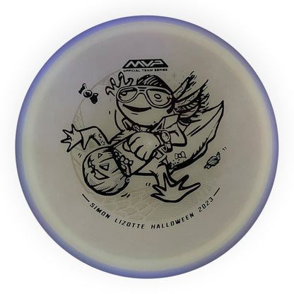 Axiom Discs Hex | Total Eclipse | White/Purple Rim 176g (Simon Lizotte) Disc Golf