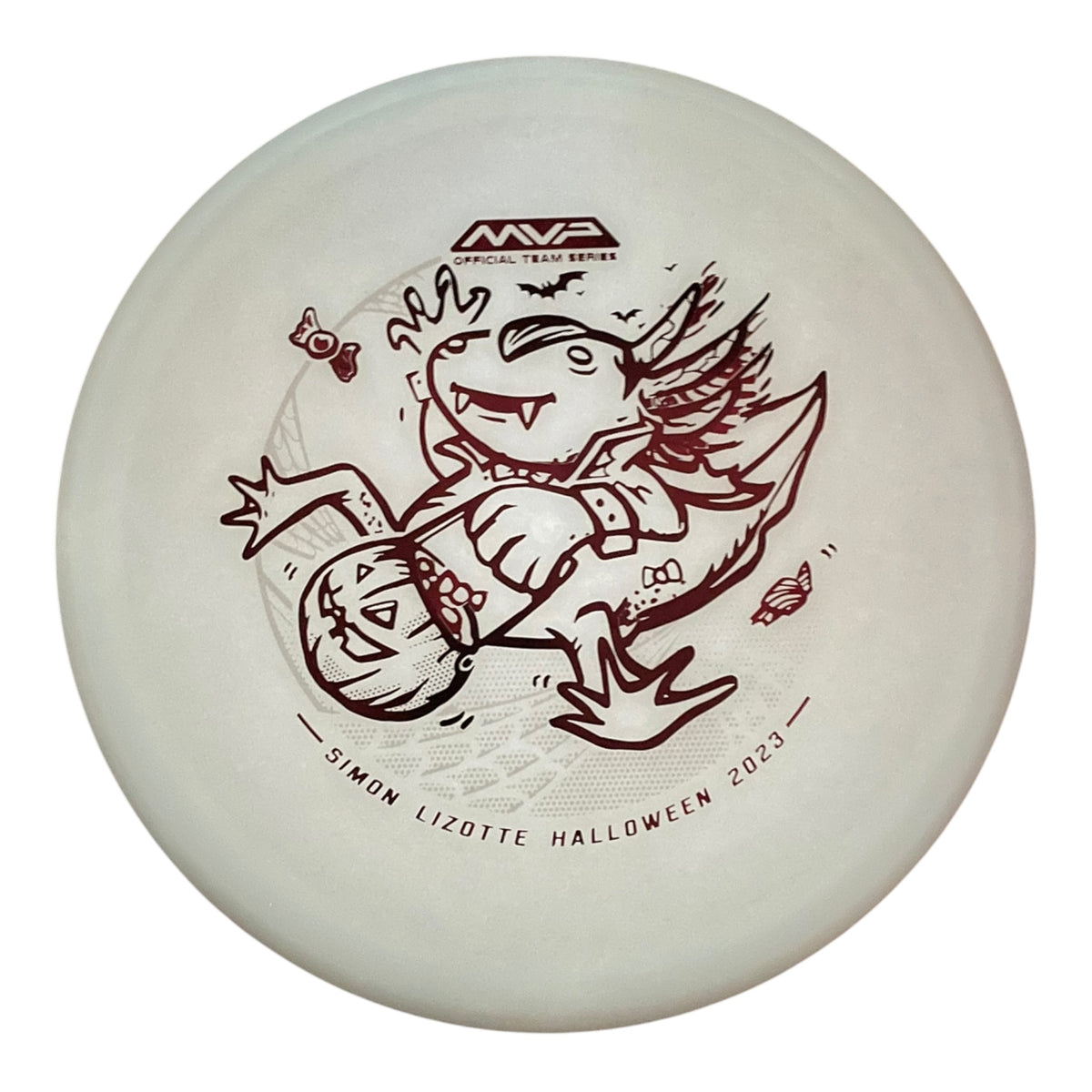 Axiom Discs Hex | Total Eclipse | White/White Rim 176g (Simon Lizotte) Disc Golf