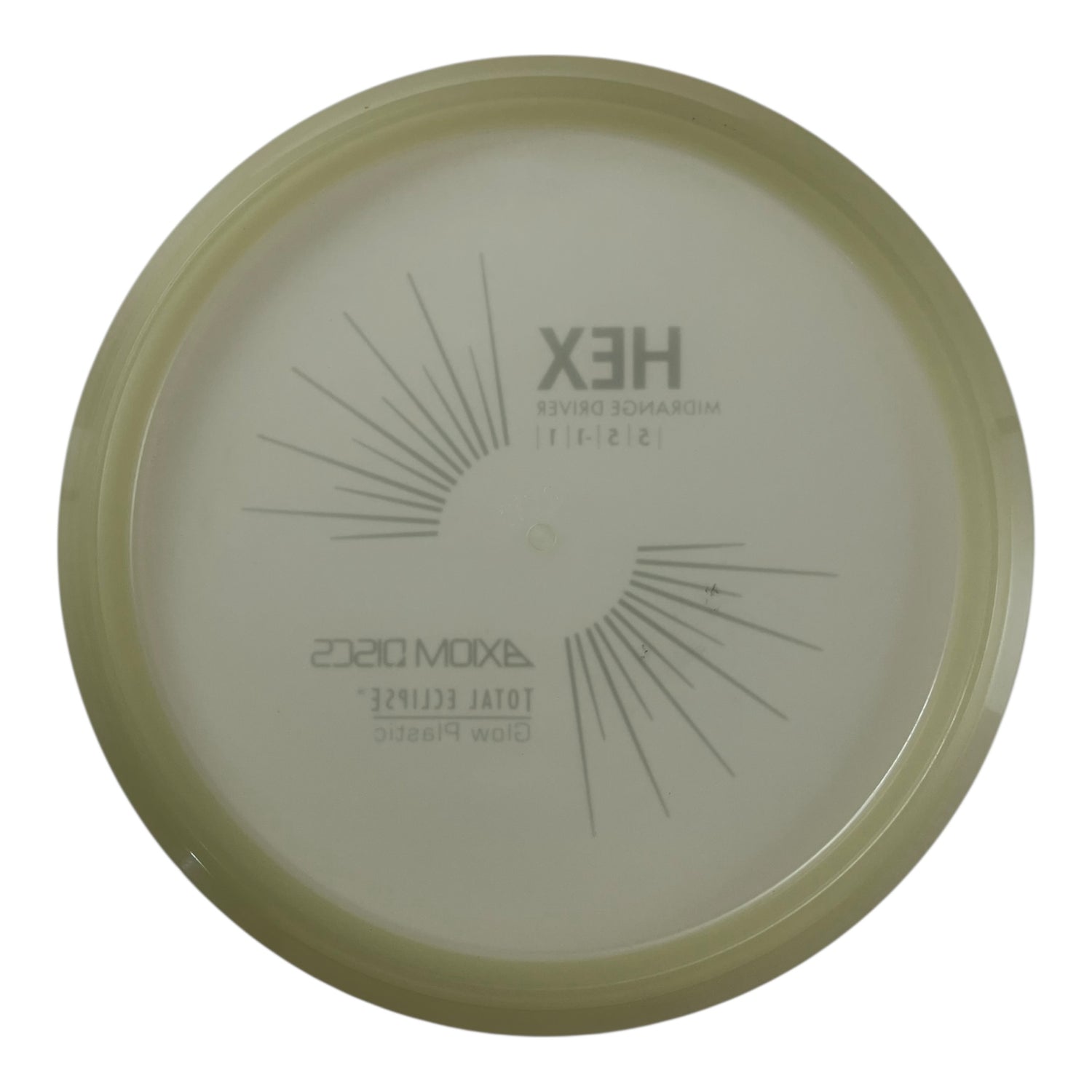 Axiom Discs Hex - Used Excellent | Total Eclipse | Glow/Gold 177g Disc Golf