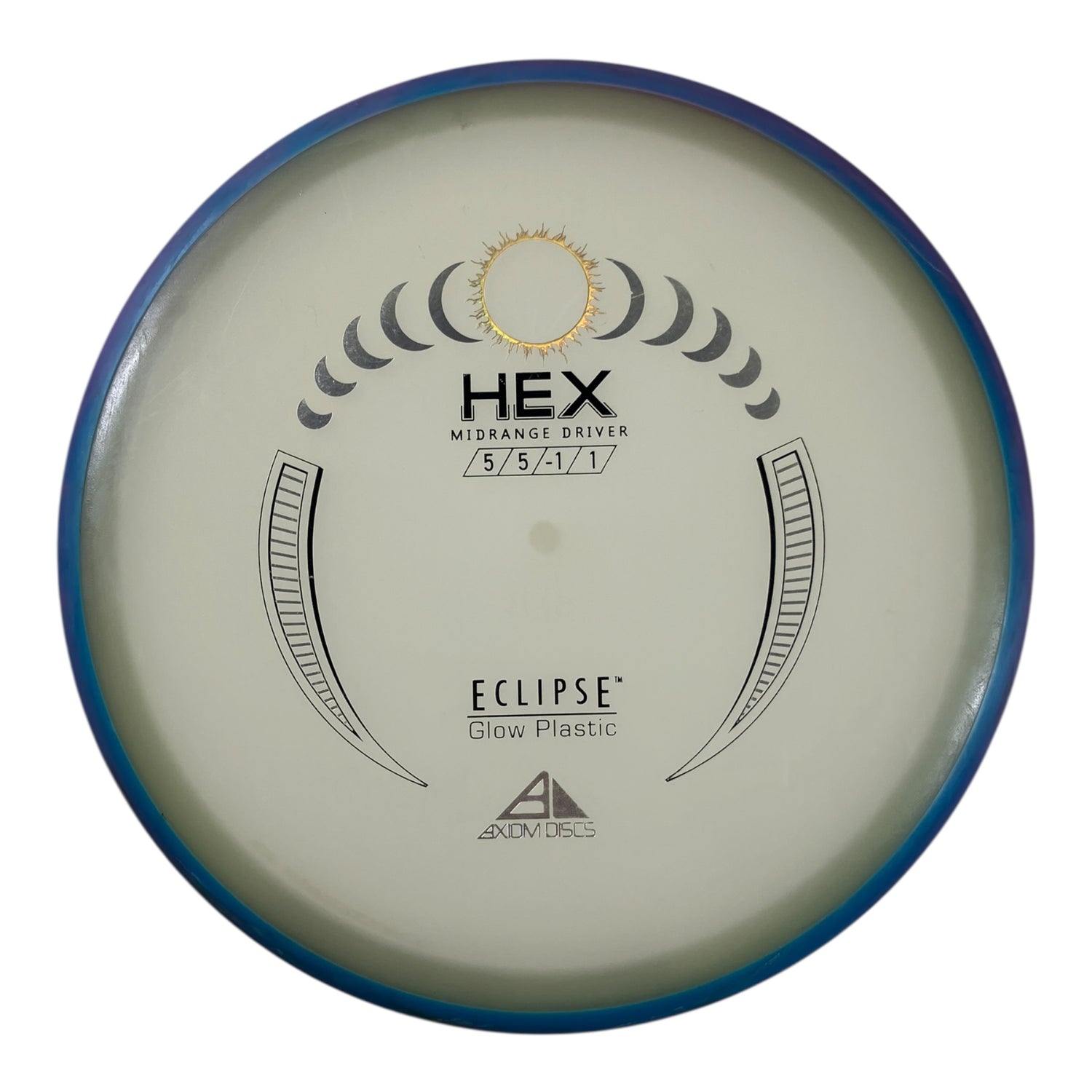 Axiom Discs Hex - Used Good | Eclipse | Glow/Blue 177g Disc Golf