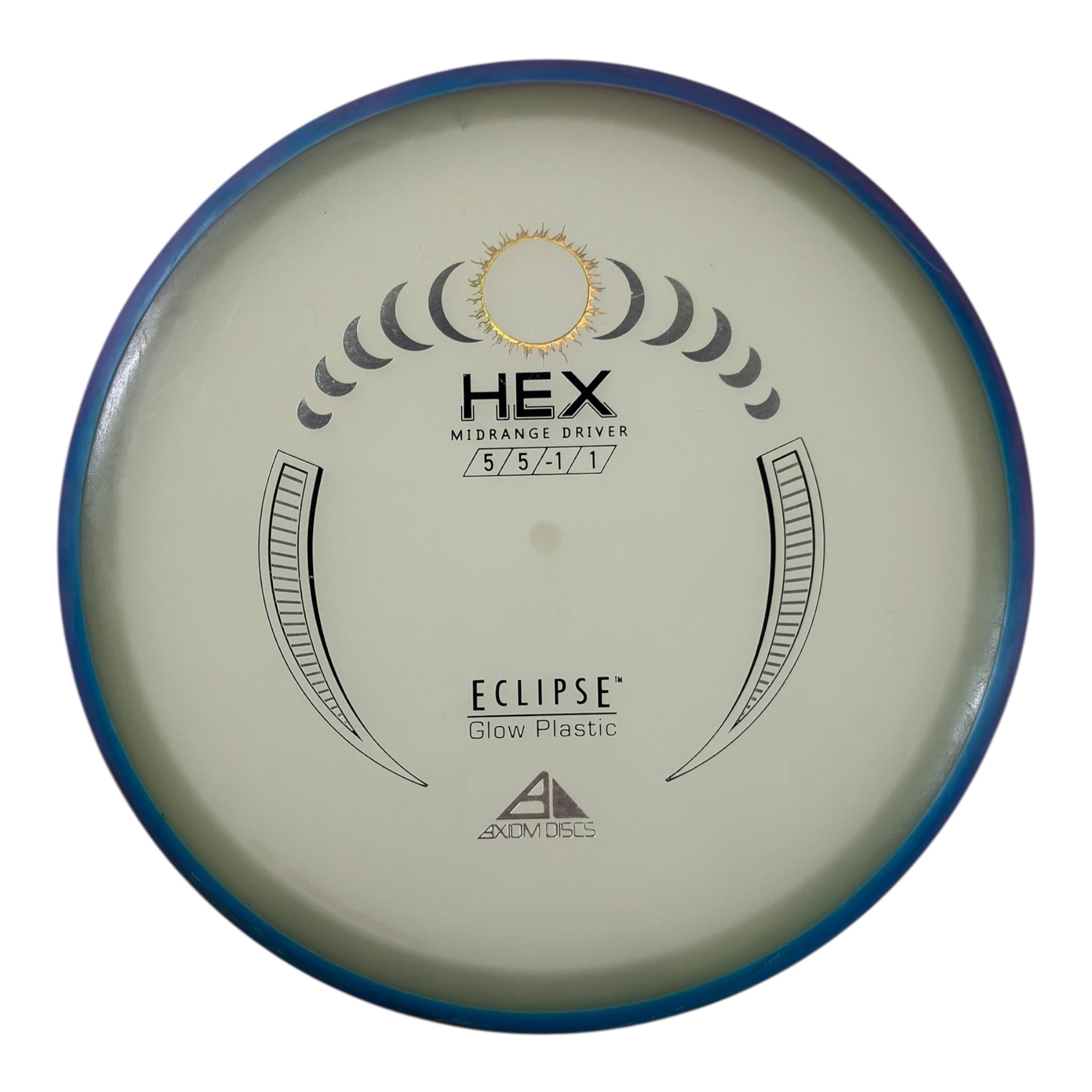 Axiom Discs Hex - Used Good | Eclipse | Glow/Blue 177g Disc Golf