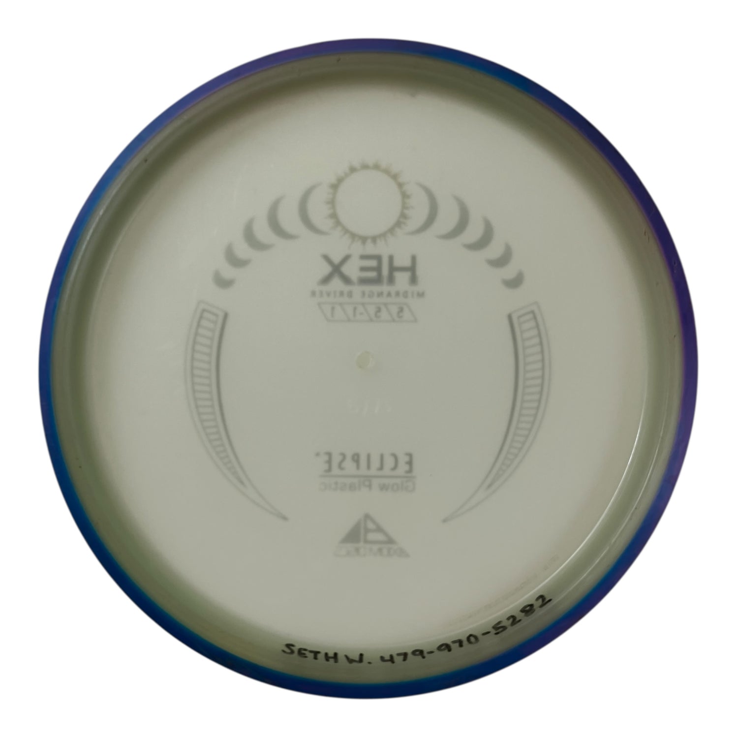 Axiom Discs Hex - Used Good | Eclipse | Glow/Blue 177g Disc Golf