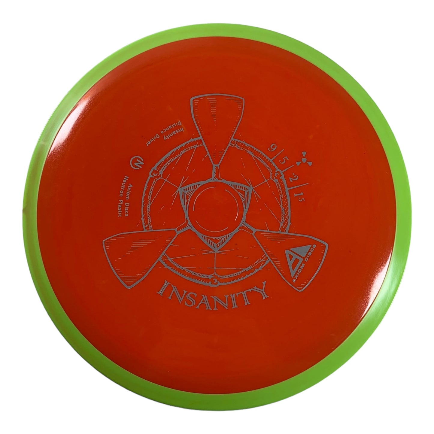 Axiom Discs Insanity | Neutron | Orange/Green 166g Disc Golf