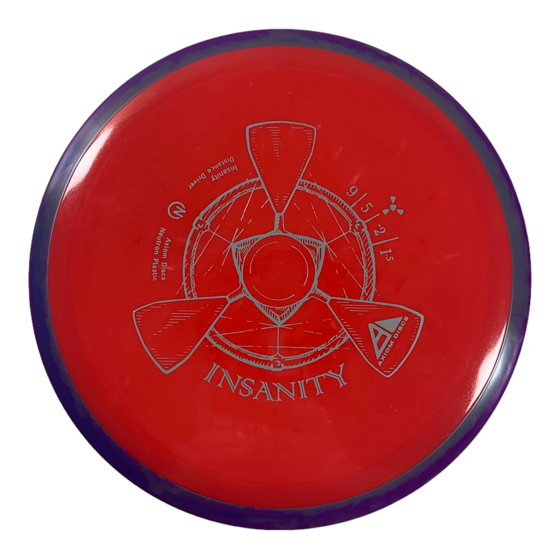 Axiom Discs Insanity | Neutron | Red/Purple 159g Disc Golf