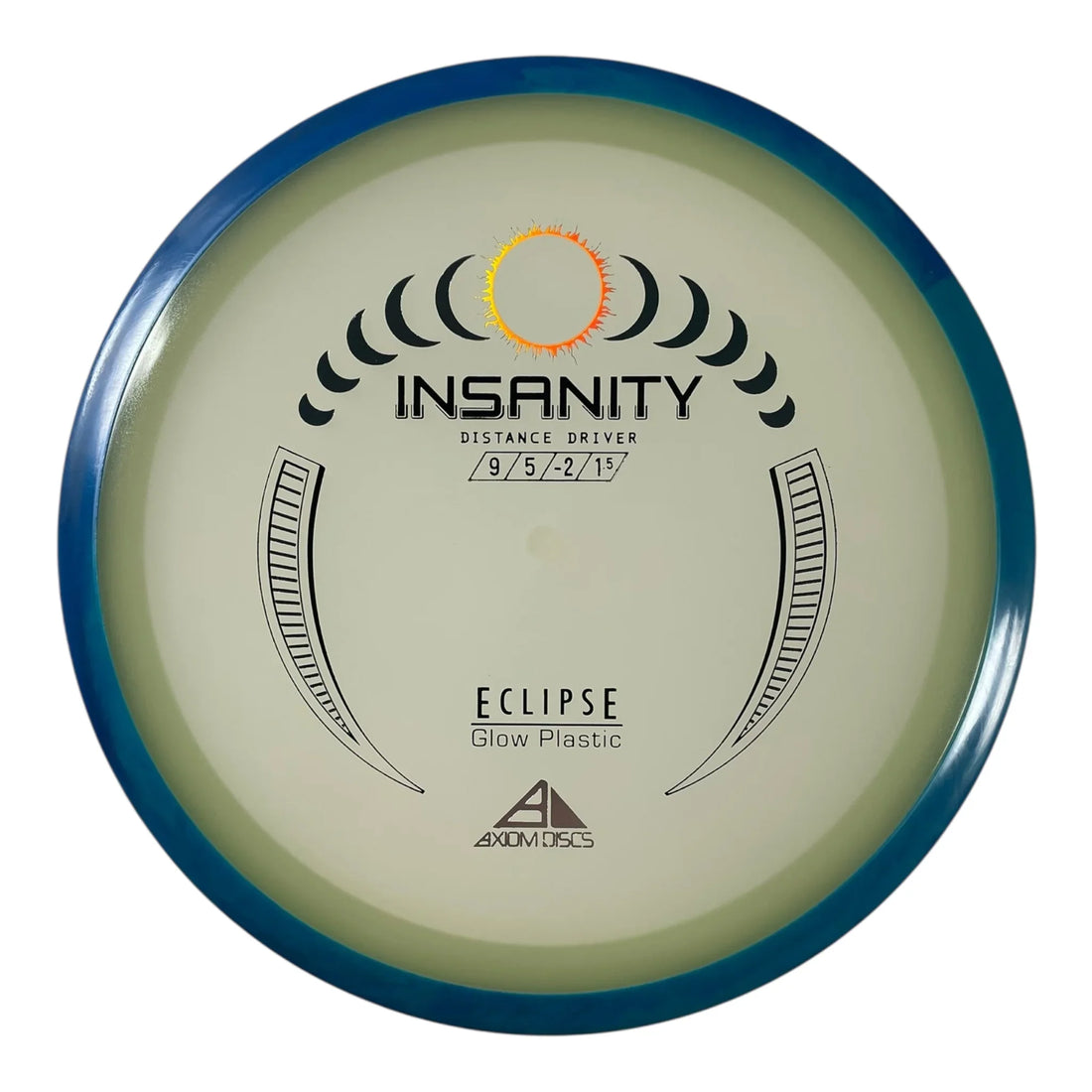 Axiom Discs Insanity | Eclipse | Glow/Blue 168g Disc Golf