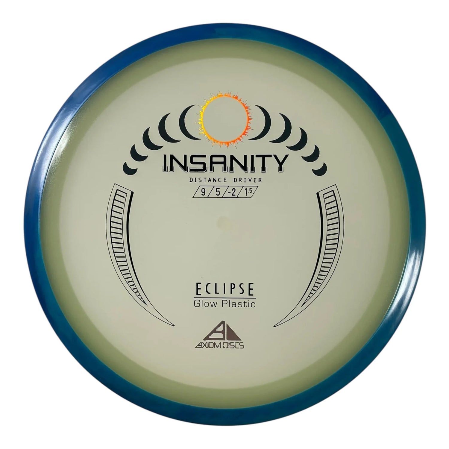 Axiom Discs Insanity | Eclipse | Glow/Blue 168g Disc Golf