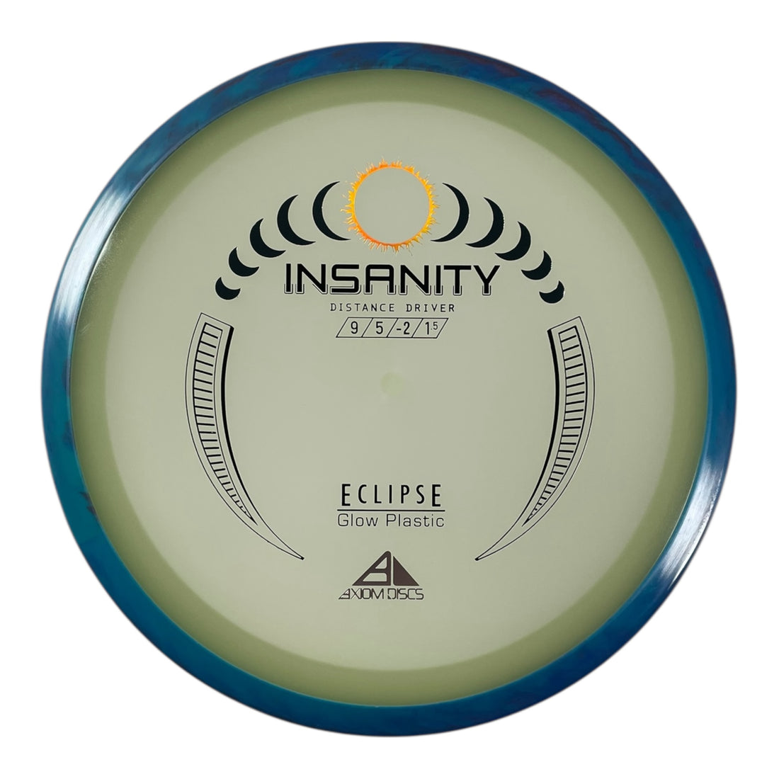 Axiom Discs Insanity | Eclipse | Glow/Blue 174g Disc Golf