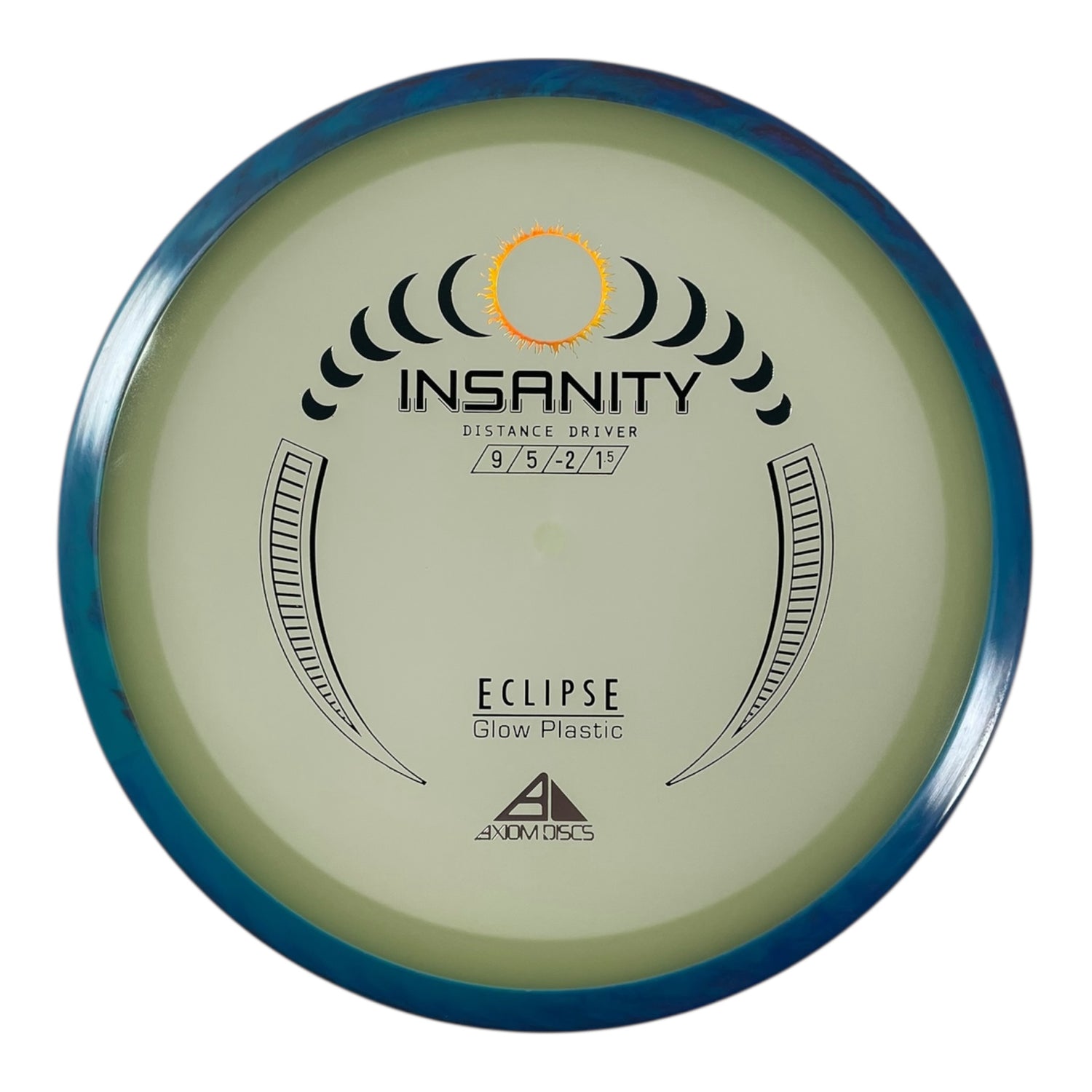 Axiom Discs Insanity | Eclipse | Glow/Blue 174g Disc Golf