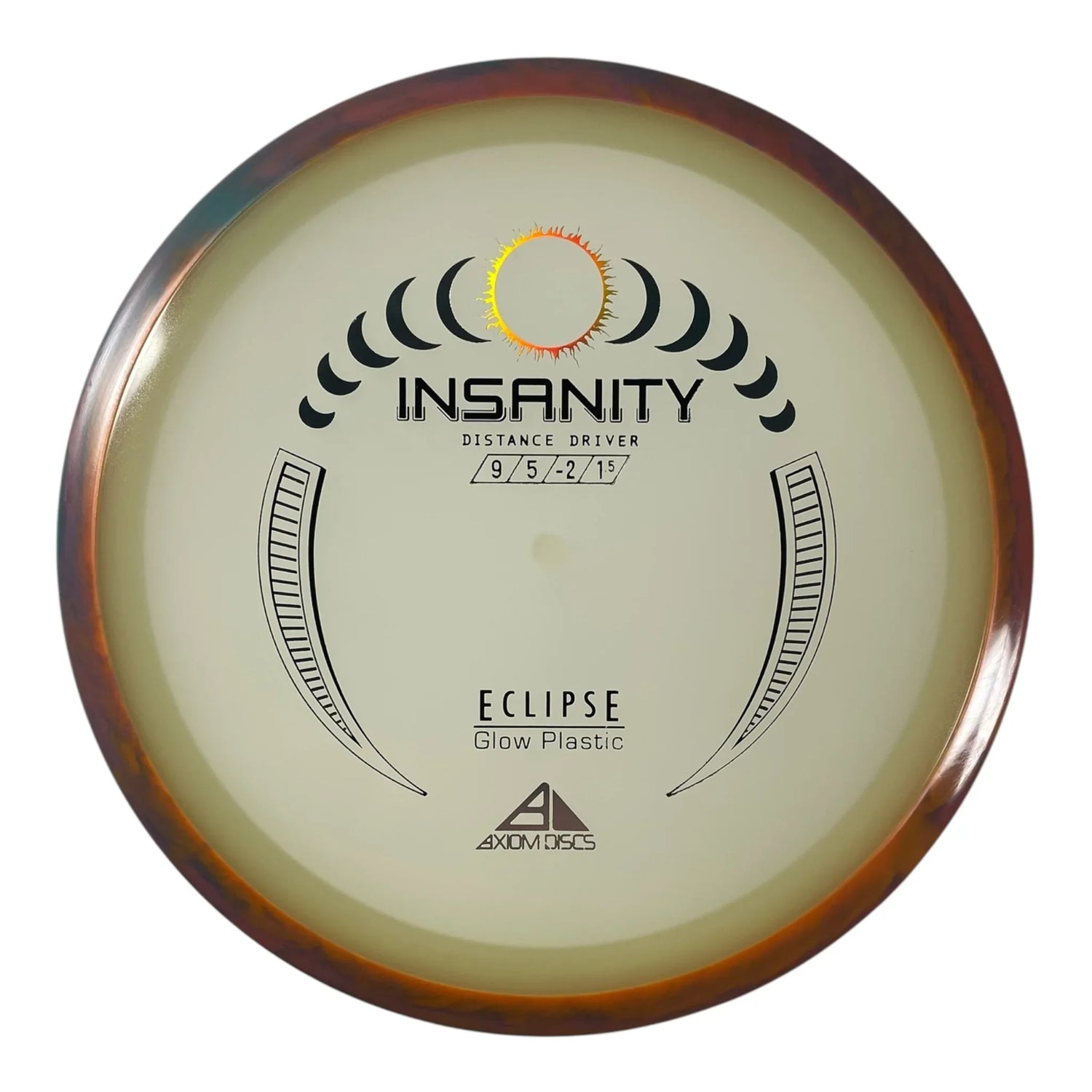 Axiom Discs Insanity | Eclipse | Glow/Orange 169g Disc Golf