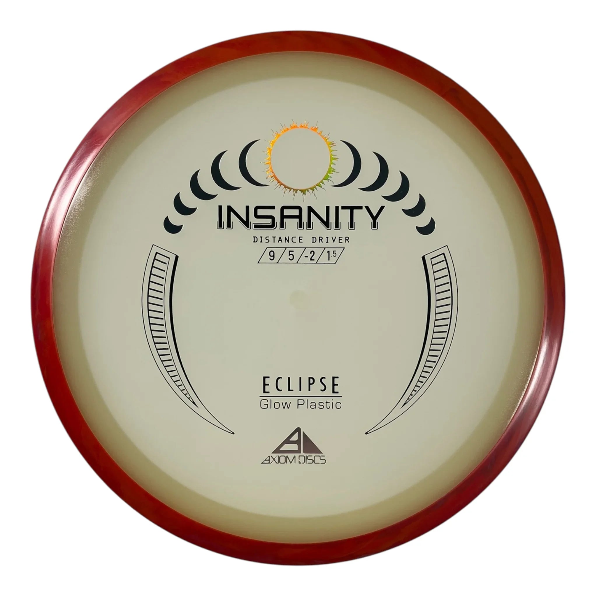 Axiom Discs Insanity | Eclipse | Glow/Orange 173g Disc Golf
