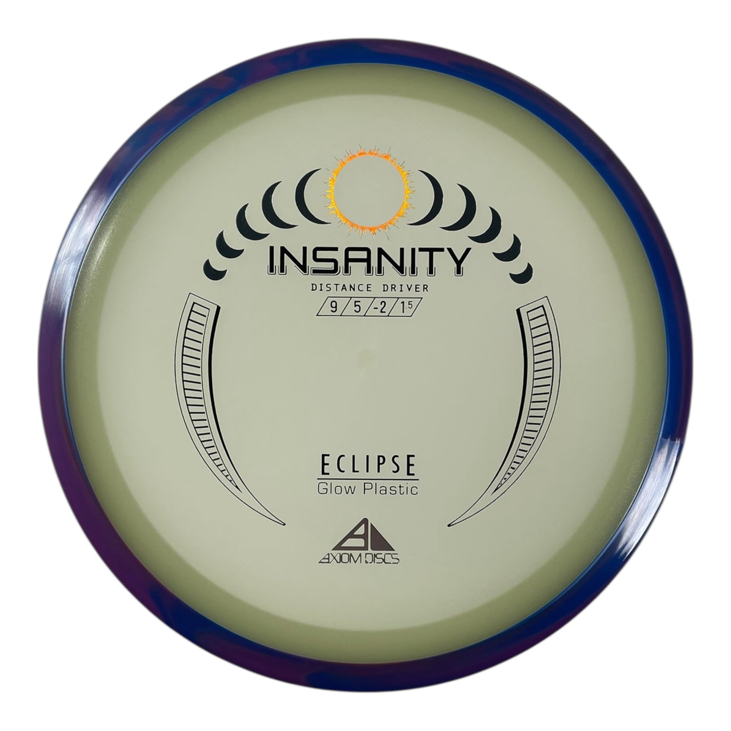 Axiom Discs Insanity | Eclipse | Glow/Purple 163g Disc Golf